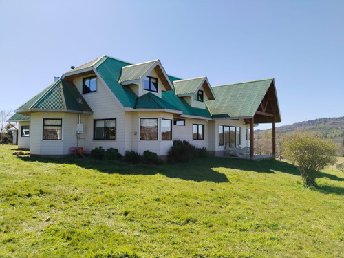 Parcela Con Casa, 4 Dorm Y 4 Baños, Huellanto, Gorbea