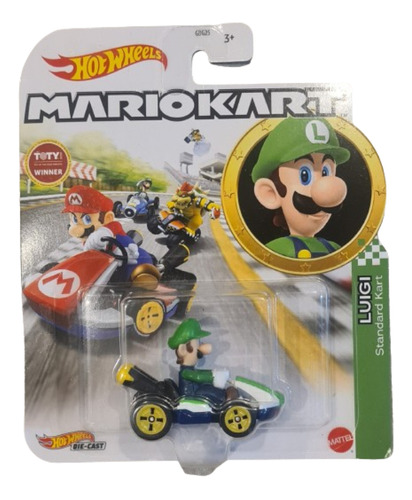 Hot Wheels Mario Kart - Luigi Standard Kart