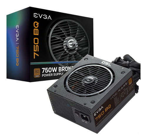 Fuente De Poder Evga Bq Series: 750w, 80 Plus Bronze