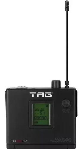 Transmissor Sem Fio Tag Tg-88bp Bodypack Transmissor