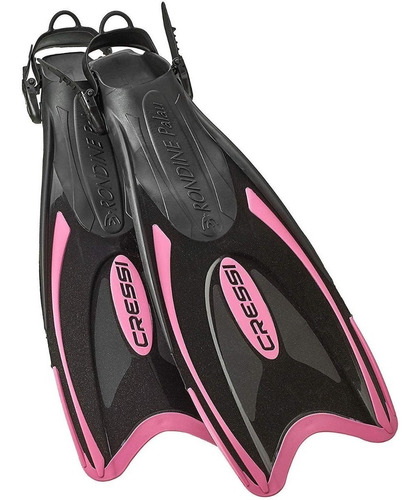 Aletas Cressi Palau Long Snorkeling Black/ Pink Talla Xs/ S