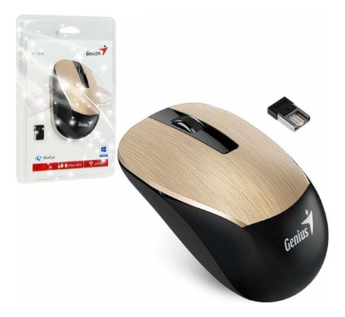Mouse Inalambrico Genius Nx-7010 Dorado - 3 Botones