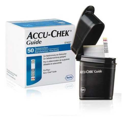 Accucheck Guide 50 Tiras Reactivas Glucemia