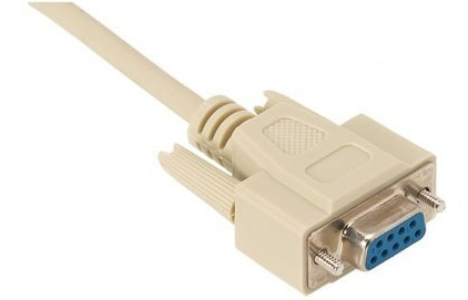 Cable Null Modem Con Conectores Jack A Jack Db9 (rs232) Out