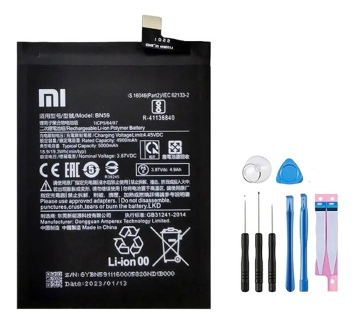 Bateria Xiaomi Redmi Note 10s Compatible M2101k7bg Bn59 Pro