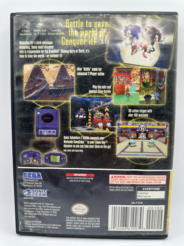 Sonic Adventure Battle 2 - Gamecube (Reacondicionado)