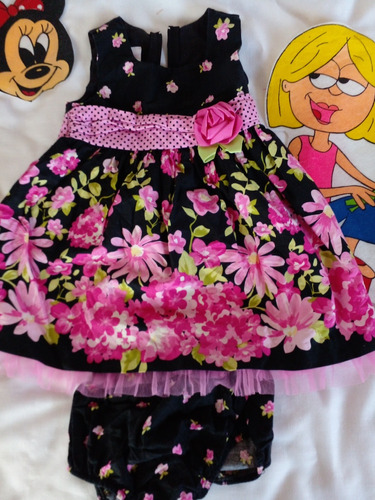 Vestido De Flores Para Bebé 12 Meses