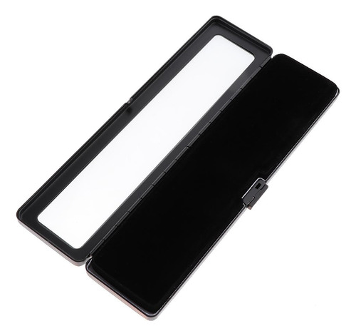 Vitrina De Joyas De Cristal Con Piedras Con Cierre 5,4 Negro