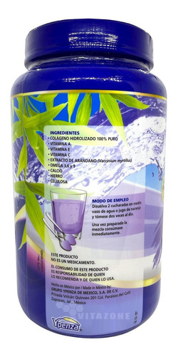 Imagen 5 de 9 de Colágeno Hidrolizado Berry 1.1 Kg Ypenza