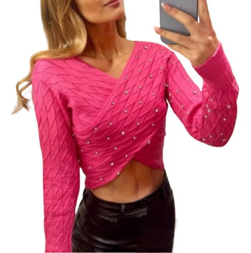 Sweater Importado Strass - Mia Mia Mujer (f)