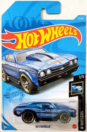 69 Chevelle Azul Hot Wheels Mattel