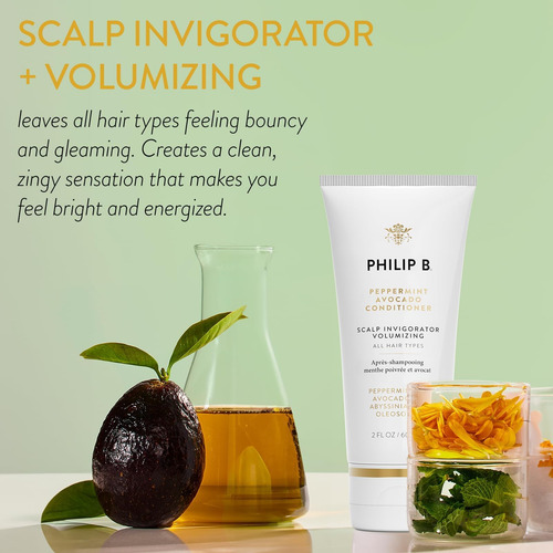 Philip B. Shampoo De Abacate Com Hortelã-pimenta 7,4 Onças +