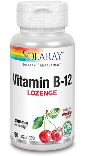 Vitamina B12 60 Serv Solaray - Unidad a $3379