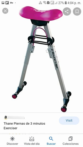 Imagen 7 de 8 de Silla Para Hacer Piernas 3 Minute Legs