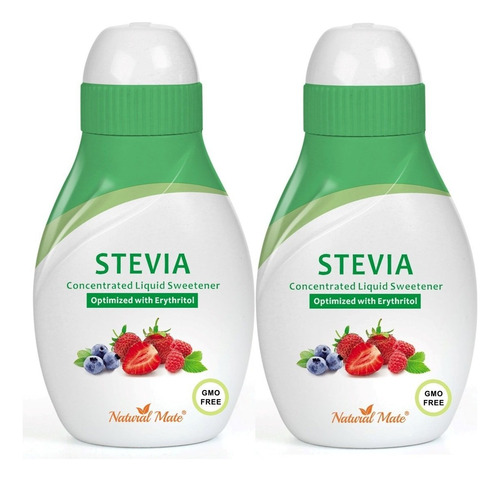 Edulcorante Líquido Concentrado De Stevia 40 Ml Paquete De 2