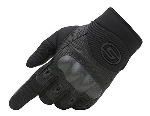 Guantes Moto Seibertron Carbono Piel Xl