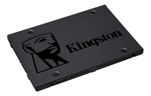 Imagen 1 de 4 de Disco sólido SSD interno Kingston SA400S37/480G 480GB negro