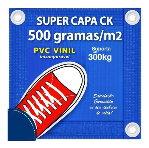 Capa De Piscina 15 Em 1 Pvc 500 Segurança + Térmica 7x3,5 M