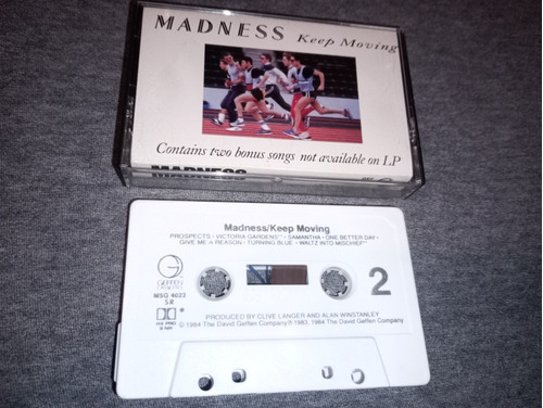 Madness - Keep Moving Cassette Usa