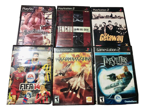 Lote 15 Videojuegos Variados Playstation 2 Excelente Estado (Usado)