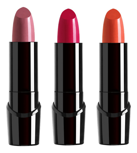 Labial Silk Finish Wet N Wild De Larga Duración Set De 3pz