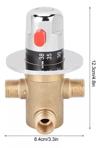 Válvula termostática Válvula de ducha termostática Temperatura constante  Válvula mezcladora de agua fría caliente Accesorio de baño
