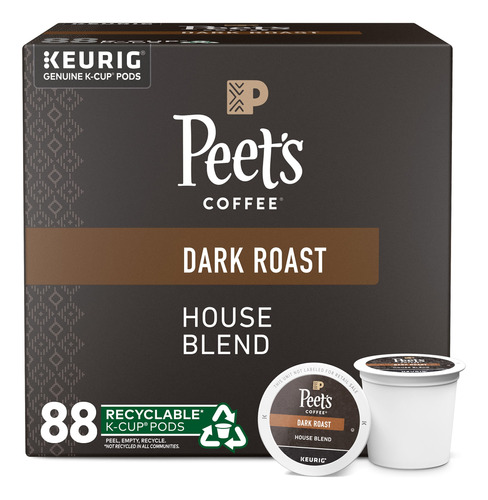 Peet's Coffee, Cpsulas K-cup Dark Roast Para Cafeteras Keuri