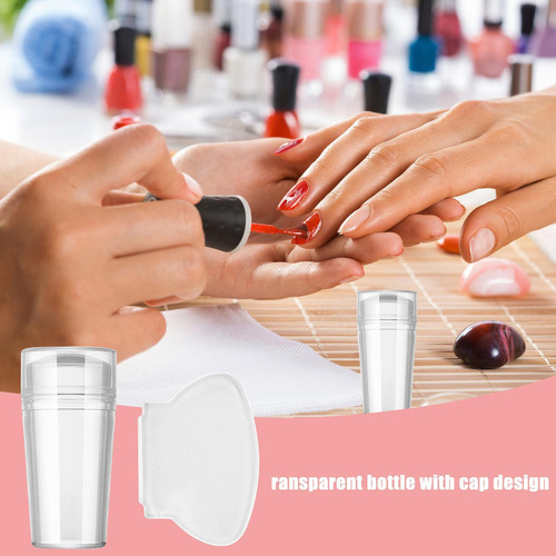 Cz Kit Estampado Uñas Kit Estampador Uñas Transpare