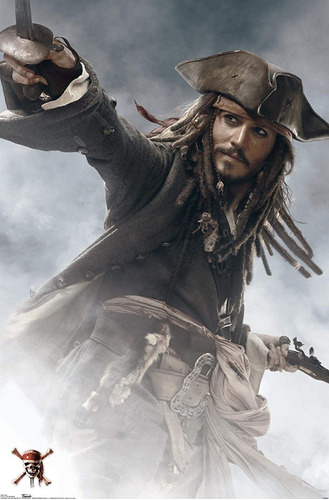 Trends International De Piratas Del Caribe 3 Jack Sparrow Ca