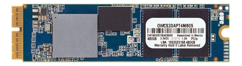 Disco sólido SSD interno OWC Aura Pro X2 OWCS3DAPT4MB05 480GB