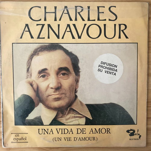 Vinilo Una Vida De Amor Charles Aznavour Che Discos