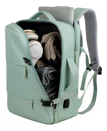 Mochila De Viaje Para Cabina De Avion Multiuso Con Usb