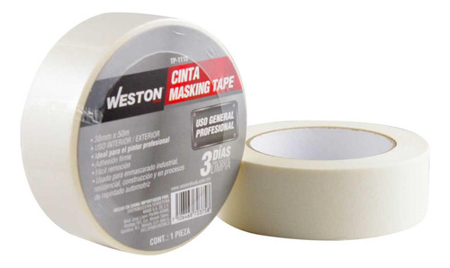  Cinta Masking Tape 38mm X 50m Weston Tp-1115