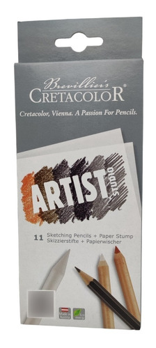 Set Lapices Cretacolor + Esfumino  Sketching Pencils Artist