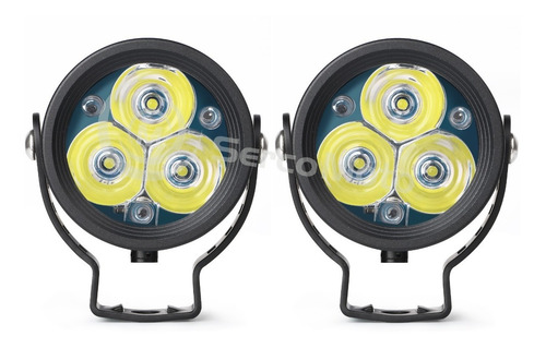 Imagen 6 de 10 de Kit Faros Led Sercomoto Sm3121s Premium Moto Bmw Ktm Honda