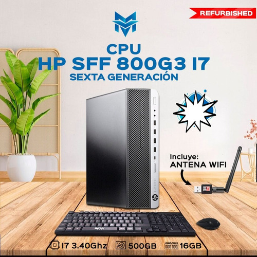 Cpu Hp Sff 800g3 I7 Sexta Generación 