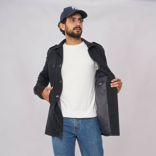 Customs Ba Piloto James Hombre Otoño/invierno Impermeable