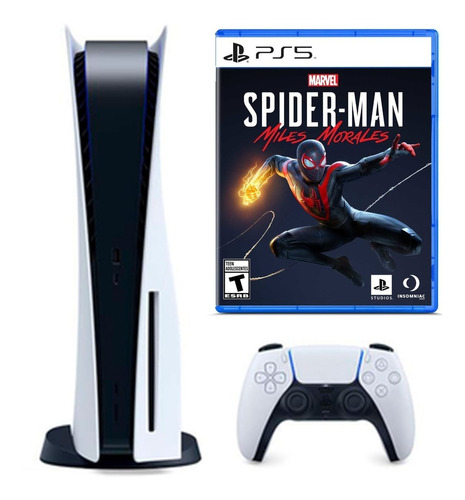Consola Sony Playstation 5 825gb Standard + Juego Spider-man