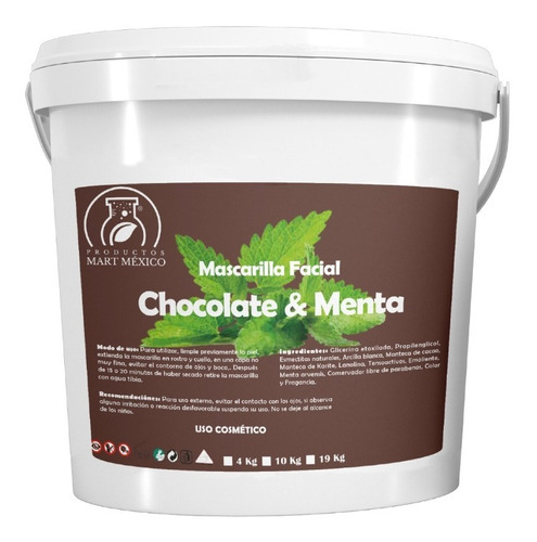 Mascarilla Chocolate Menta Piel Madura (10 Kilos) Anti-edad