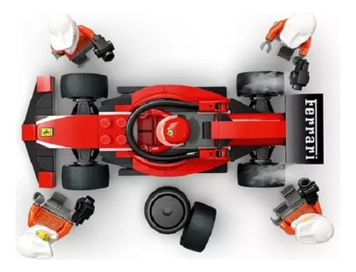 Lego 60443 Formula 1 Pit Stop E Equipe Da F1 Carro Ferrari 322 Lego City