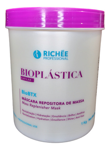 Richee Bioplastica Biobtx Máscara Repositora 1kg