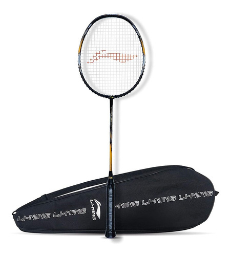 Raqueta Badminton Fibra Carbono Cubierta Completa