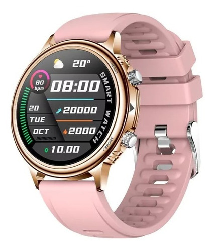 Smartwatch Reloj Inteligente Noga Ng-sw08 Bt Android Rosa