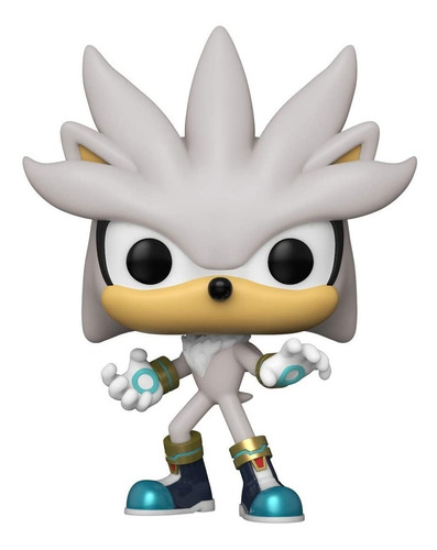 Figura De Acción Sonic The Hedgehog Silver De Funko Pop!