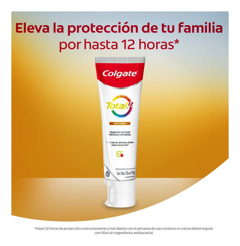 Pasta Dental Colgate Total 12 Salud Bucal Anti-sarro 150ml