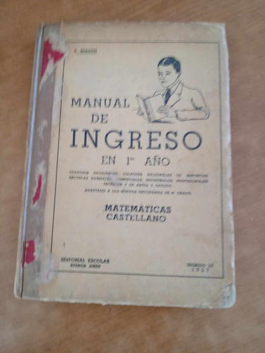 Manual De Ingreso - Pedro Berruti - Editorial Escolar