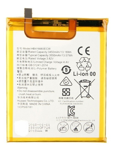 Batería Para Huawe Nexus 6 / H1511 / H151