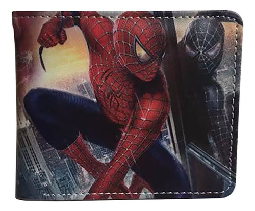 Cartera Corta De Pu De Superhéroes Para Series De Películas