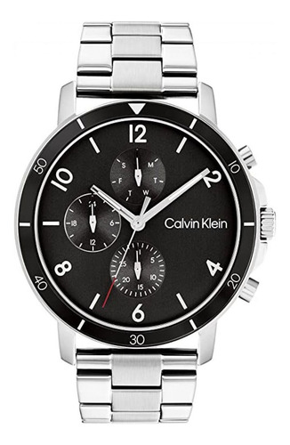 Reloj Para Hombre Calvin Klein Gauge 25200067 Plateado