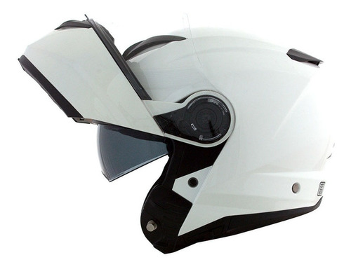 Capacete Norisk Force Escamoteável Monocolor Branco